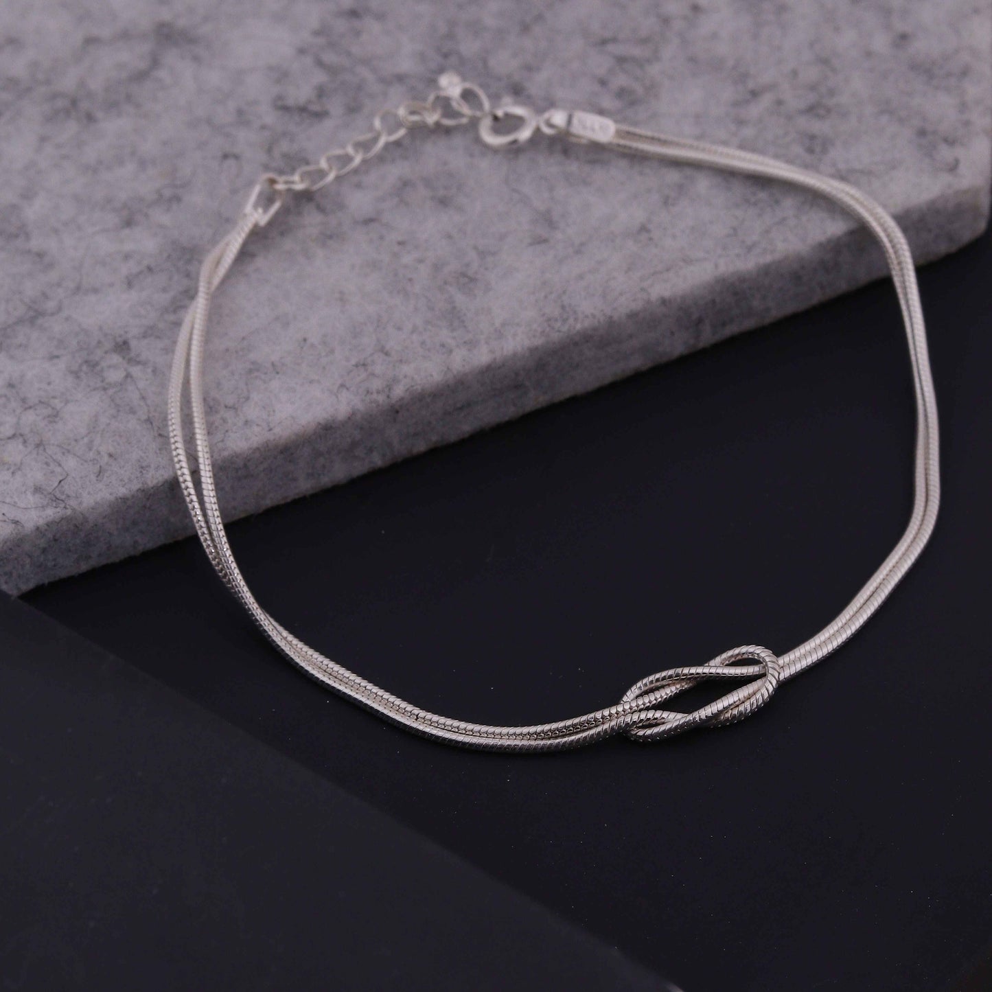 Knotty Bracelet | 925 sterling silver jewellery (viral)