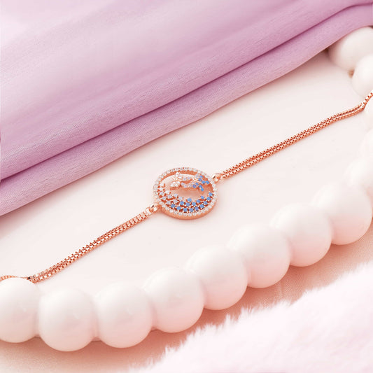 Butterfly of Heaven Rose Gold Bracelet