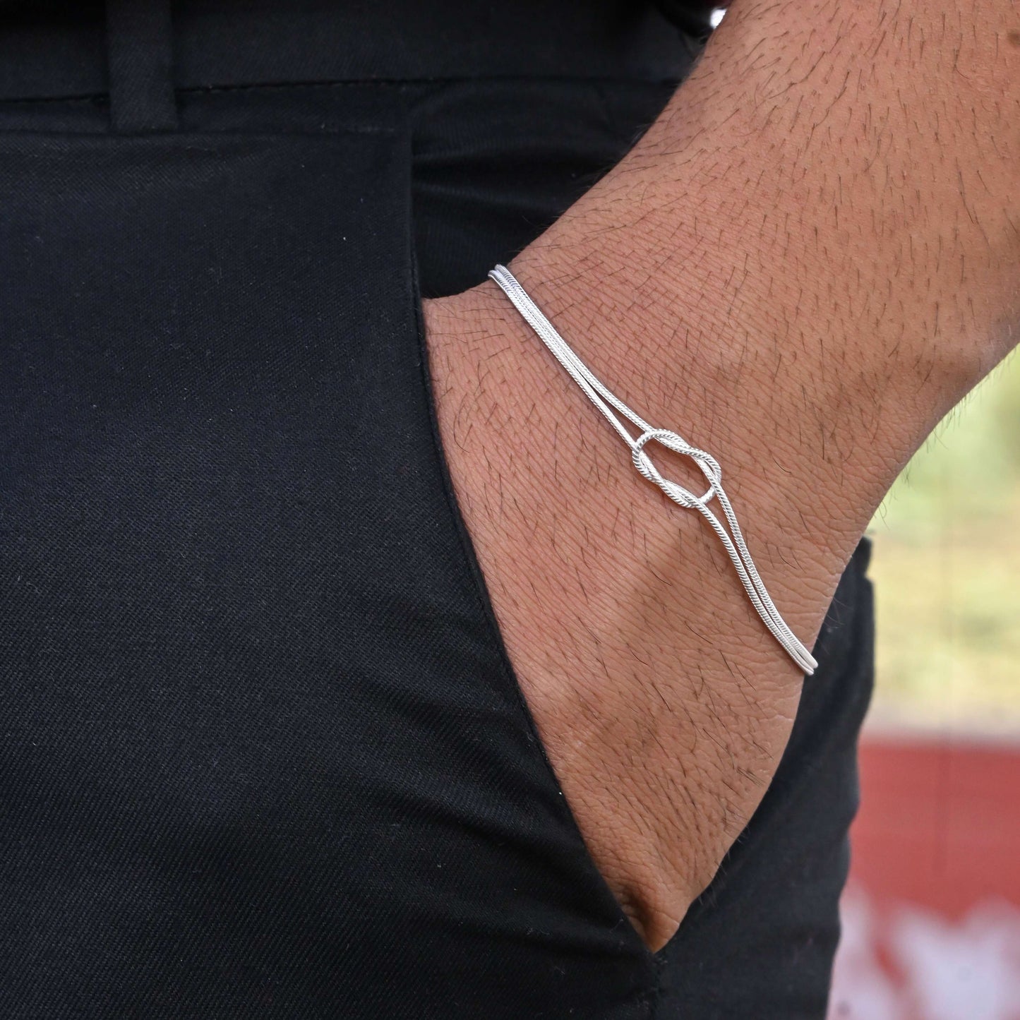 Knotty Bracelet | 925 sterling silver jewellery (viral)